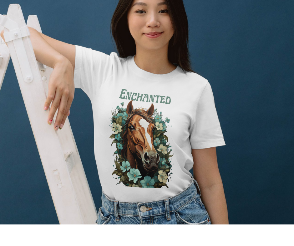 Enchanted horse lover t-shirt