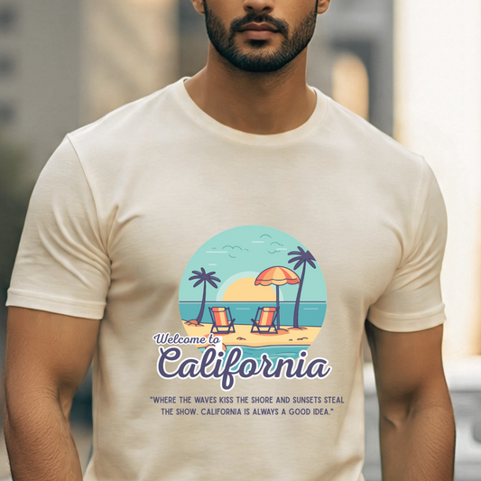 California T-Shirt for Travellers