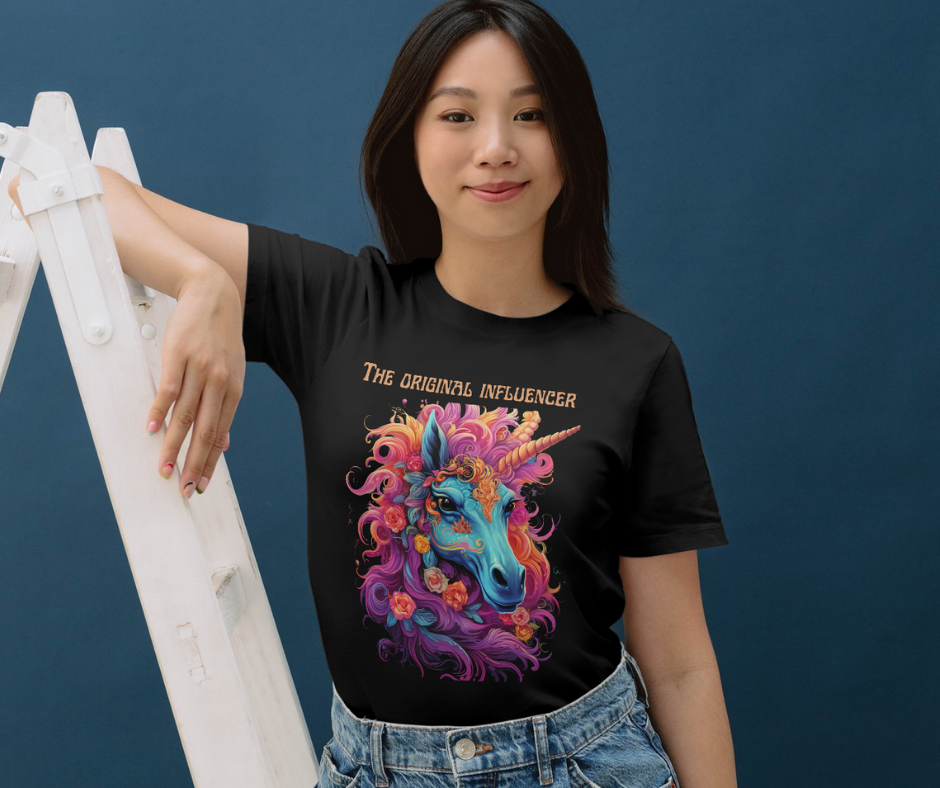 Original influencer unicorn T-shirt