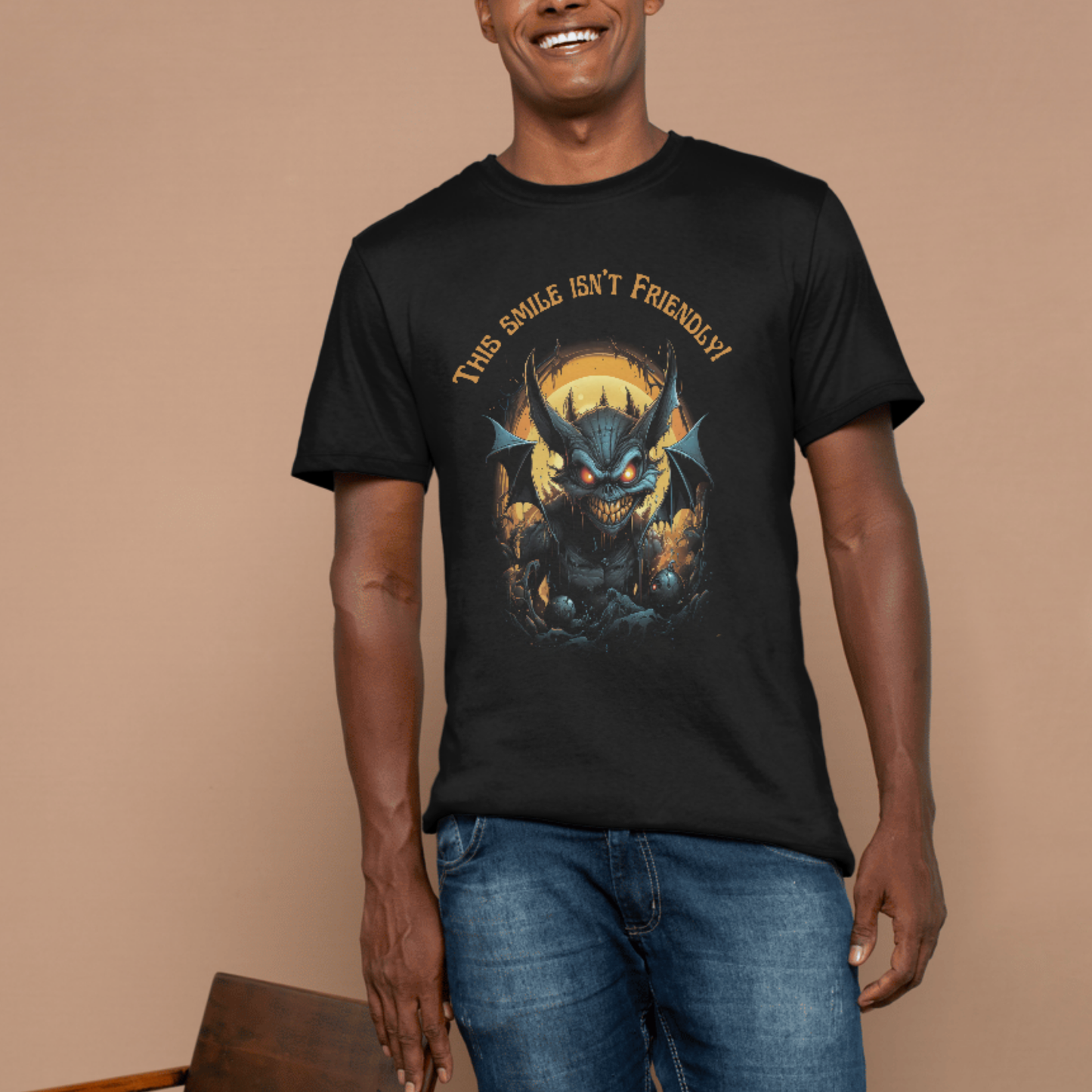 Smile isnt friendly Vampire t-shirt