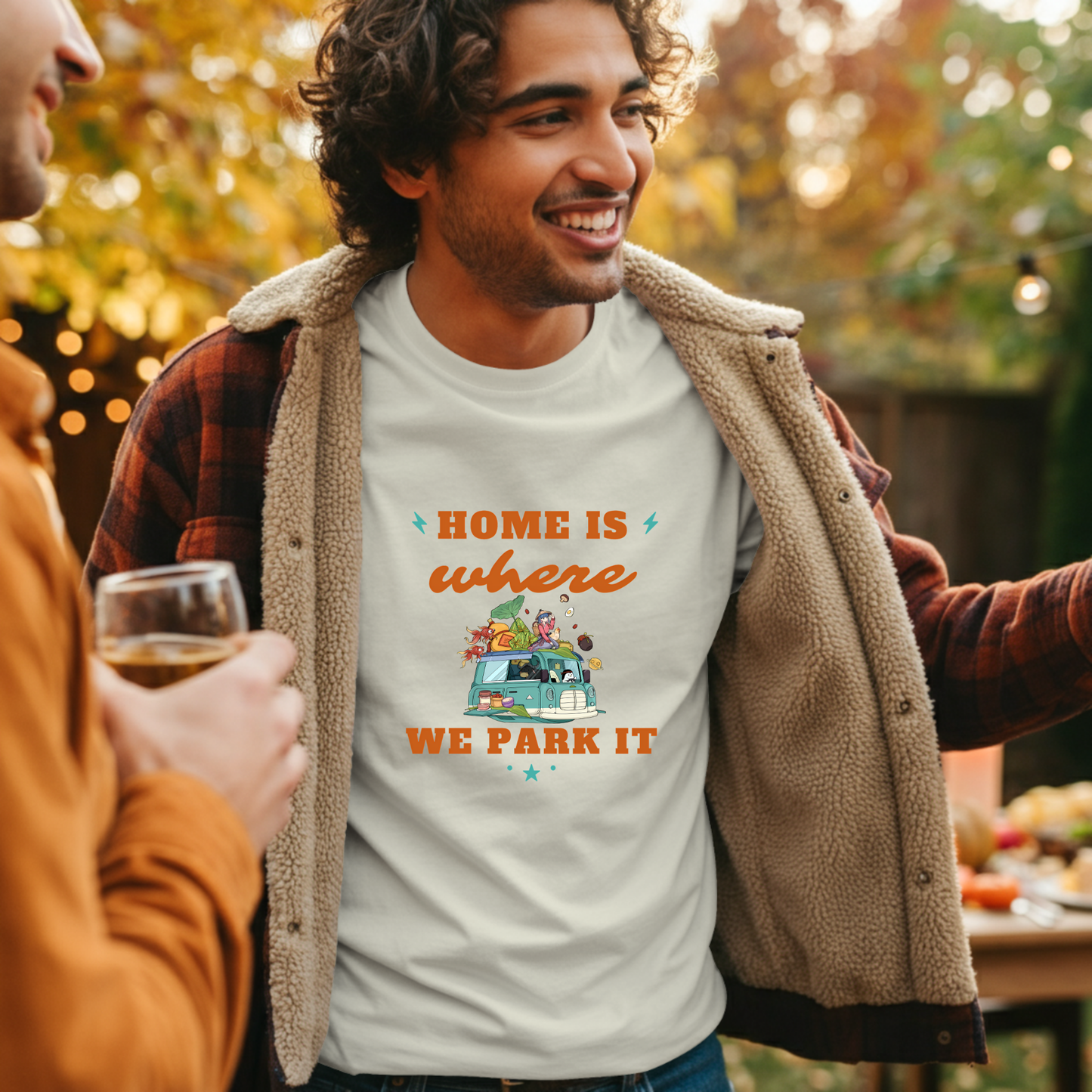 Home is where we park it Travel T-shirt for campers