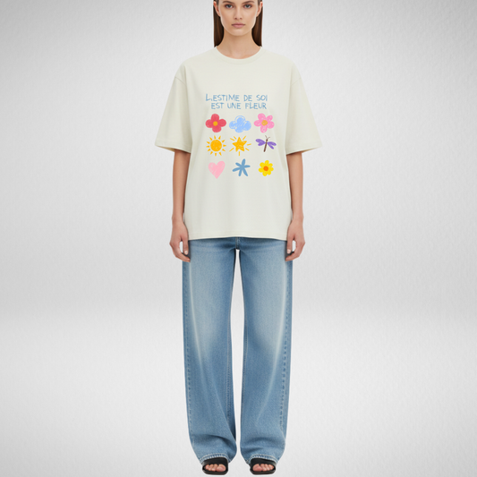 Self esteem is flower Bird lover T-shirt