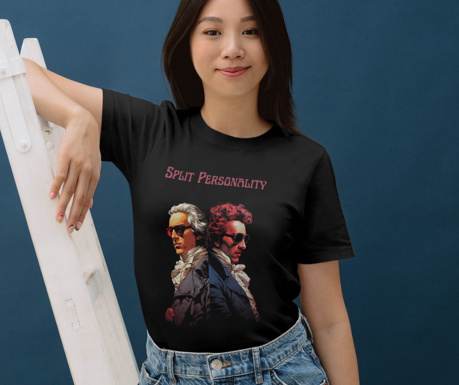 Split personality Retro T-shirt