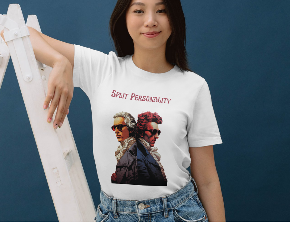 Split personality Retro T-shirt