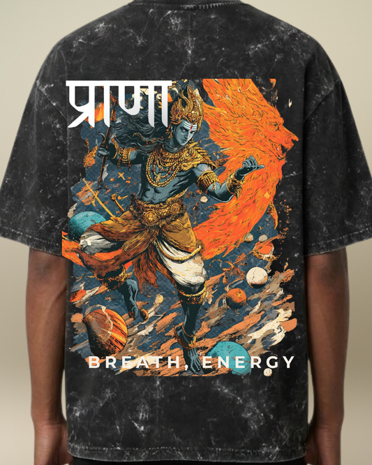 Prana- The Breathe - Acid Wash T-shirt for Men
