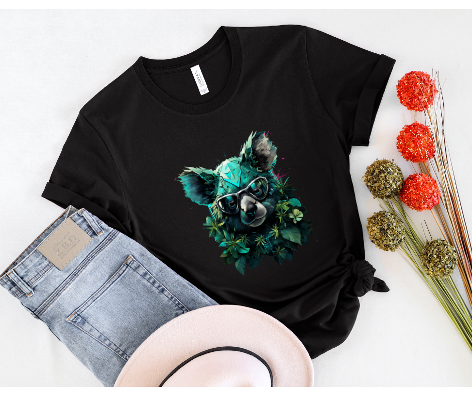 Cybernetic Koala T-shirt futuristic T-shirt