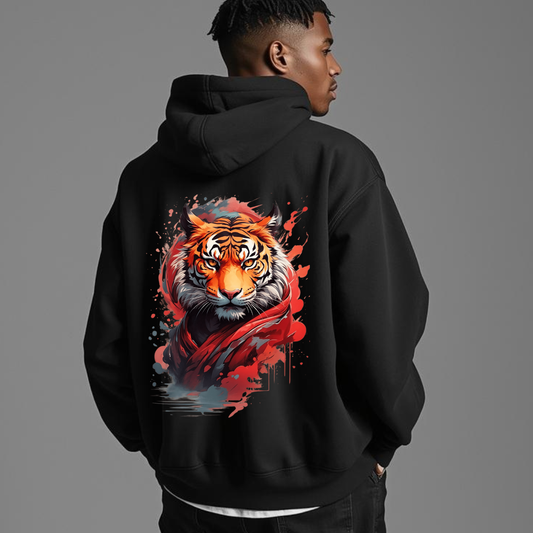 Tiger Zip Hoodie