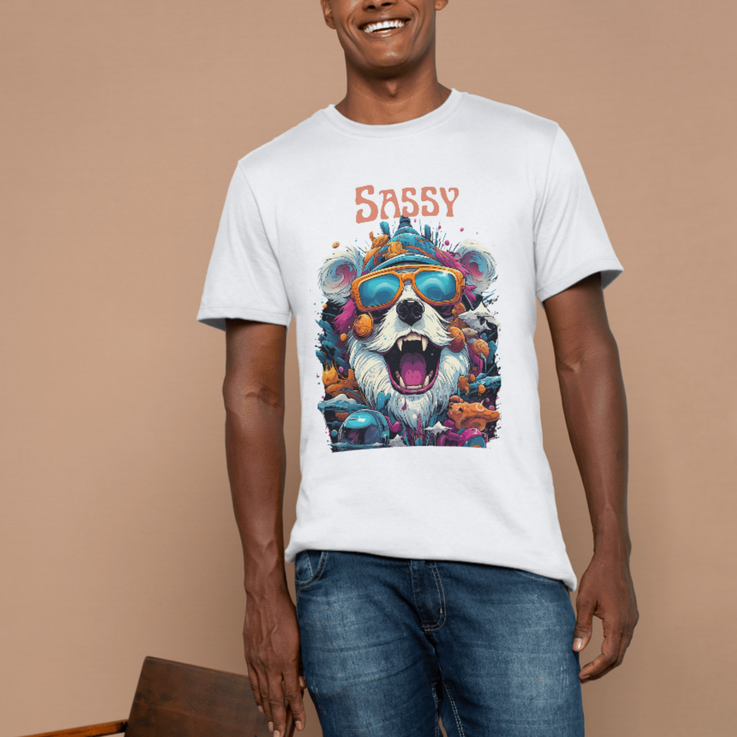 Sassy polar bear t-shirt