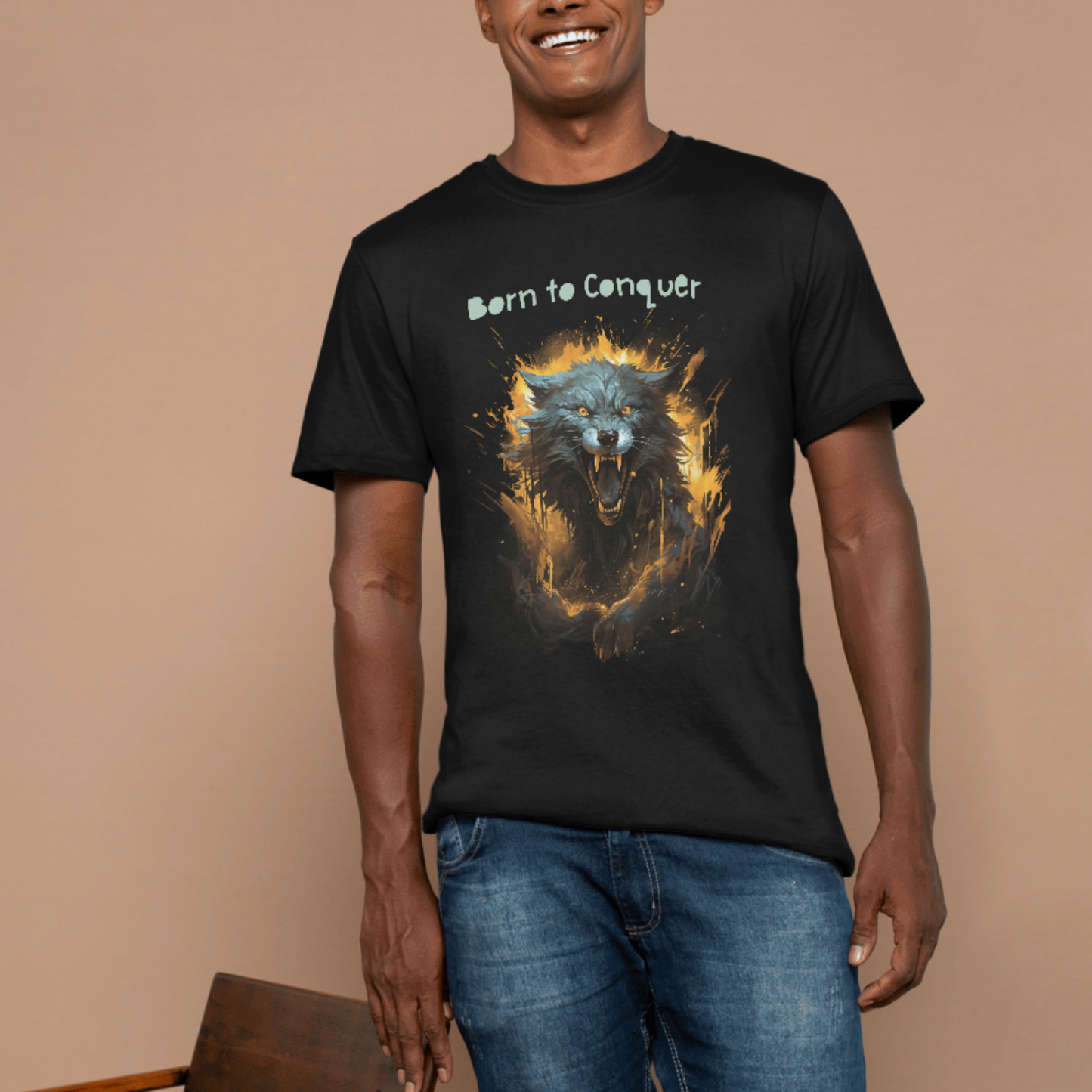 Born to conquer Graphic T-shirt
