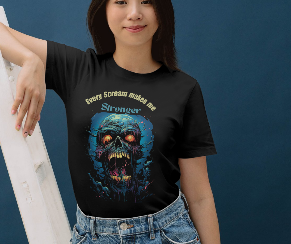 Scream makes me stronger Halloween T-shirt