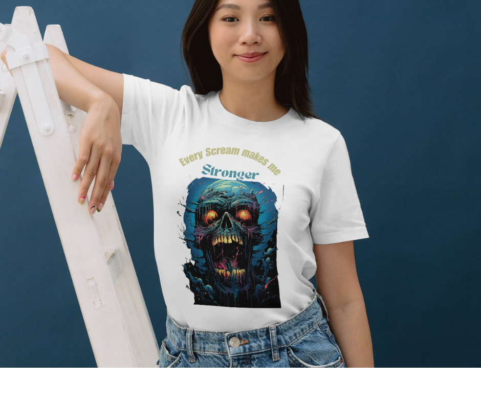 Scream makes me stronger Halloween T-shirt