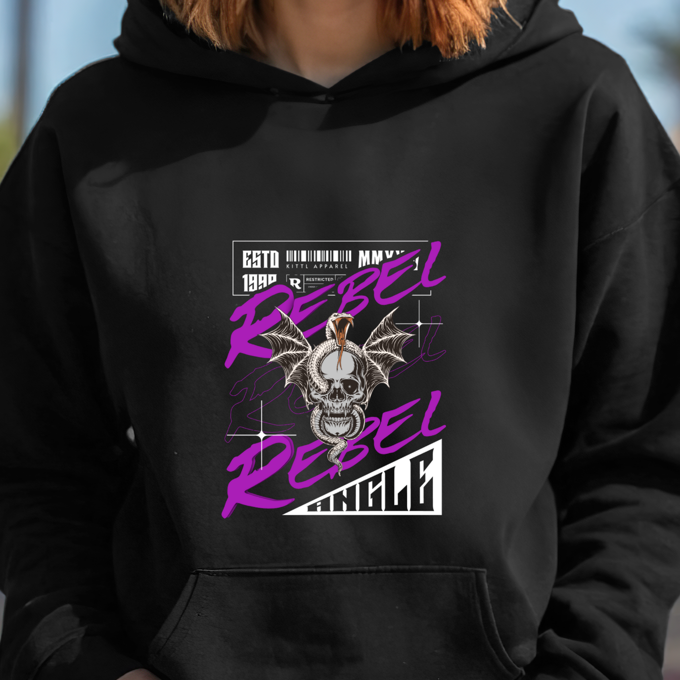 Rebel Angel Unisex Hoodie