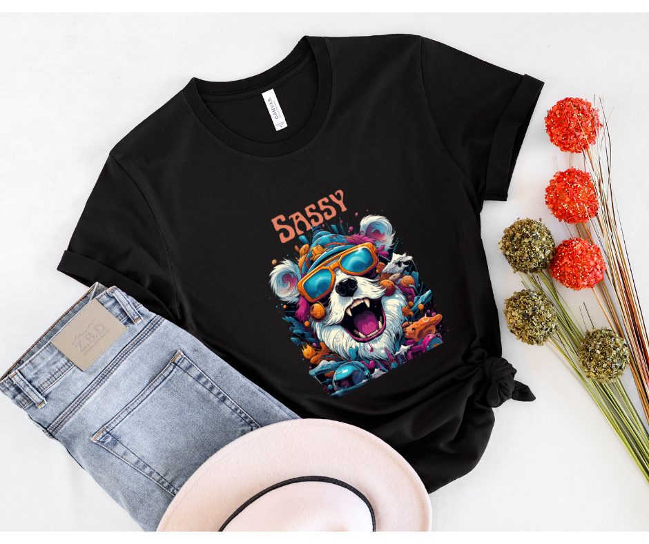 Sassy polar bear t-shirt