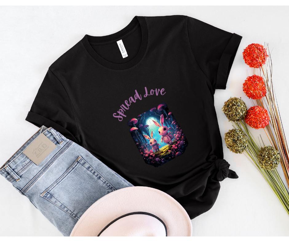 Spread Love bunny T-shirt