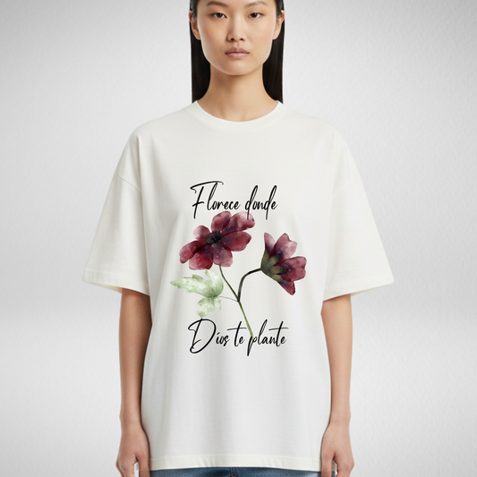 The Bloom floral summer T-shirt