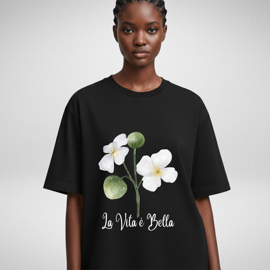 Life is Beautiful Floral T-shirt