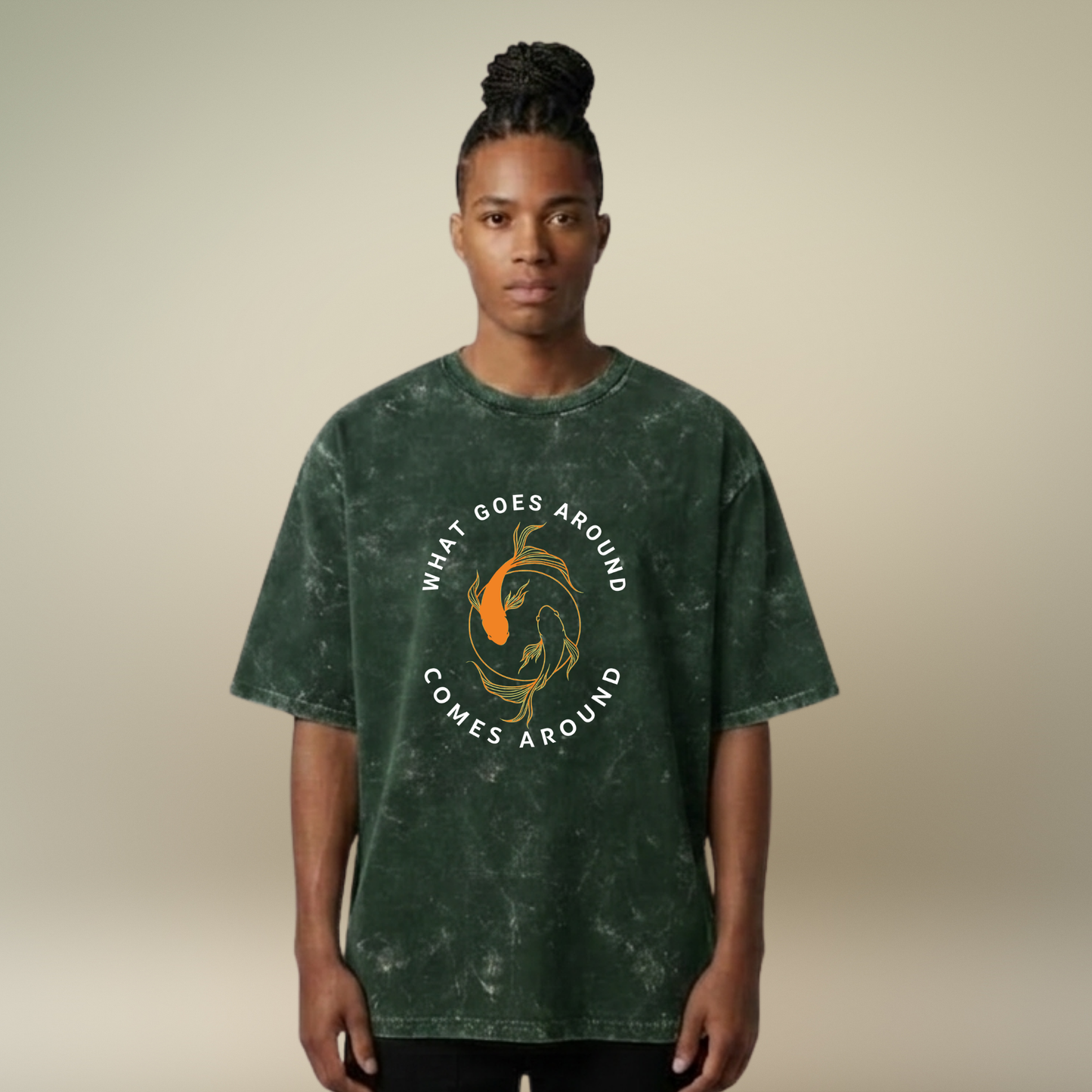 Chakravyuh- the viscous cycle - Acid Wash Tee