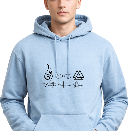 Faith, Hope, Life Unisex Hoodie