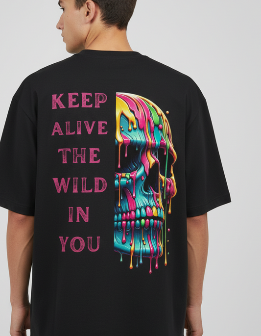 Gothic Skull T-Shirt with quote