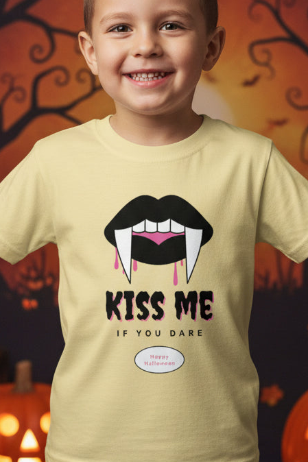 Dracula Teeth Boy’s Crew Neck T-Shirt