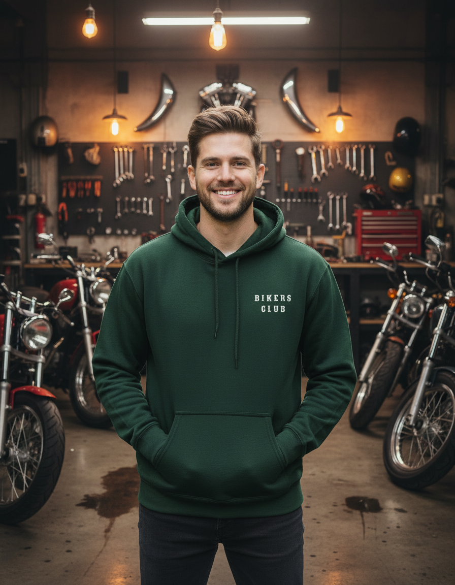 Bikers Club Unisex Hoodie