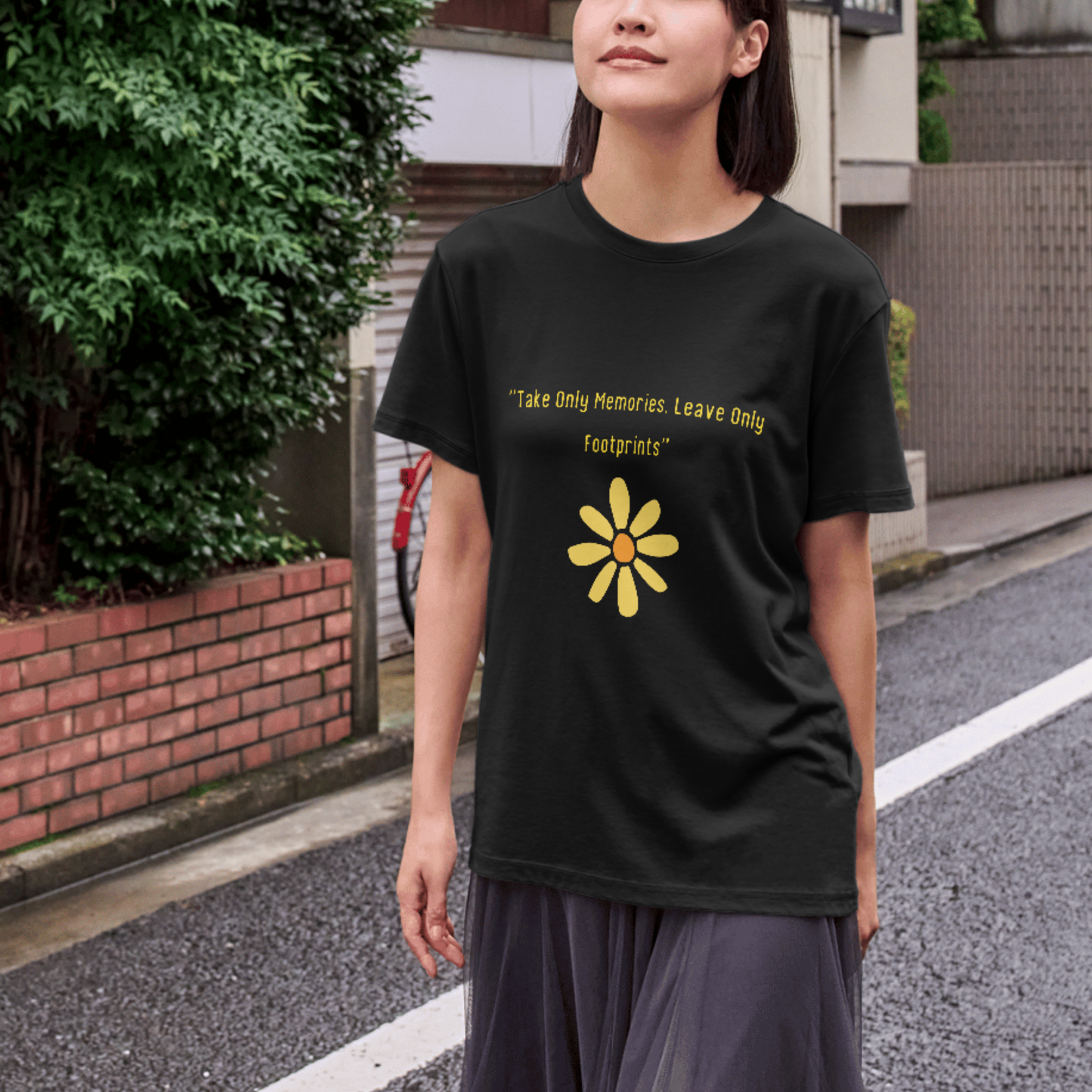Take only memories flower Women's Travel t-shirt