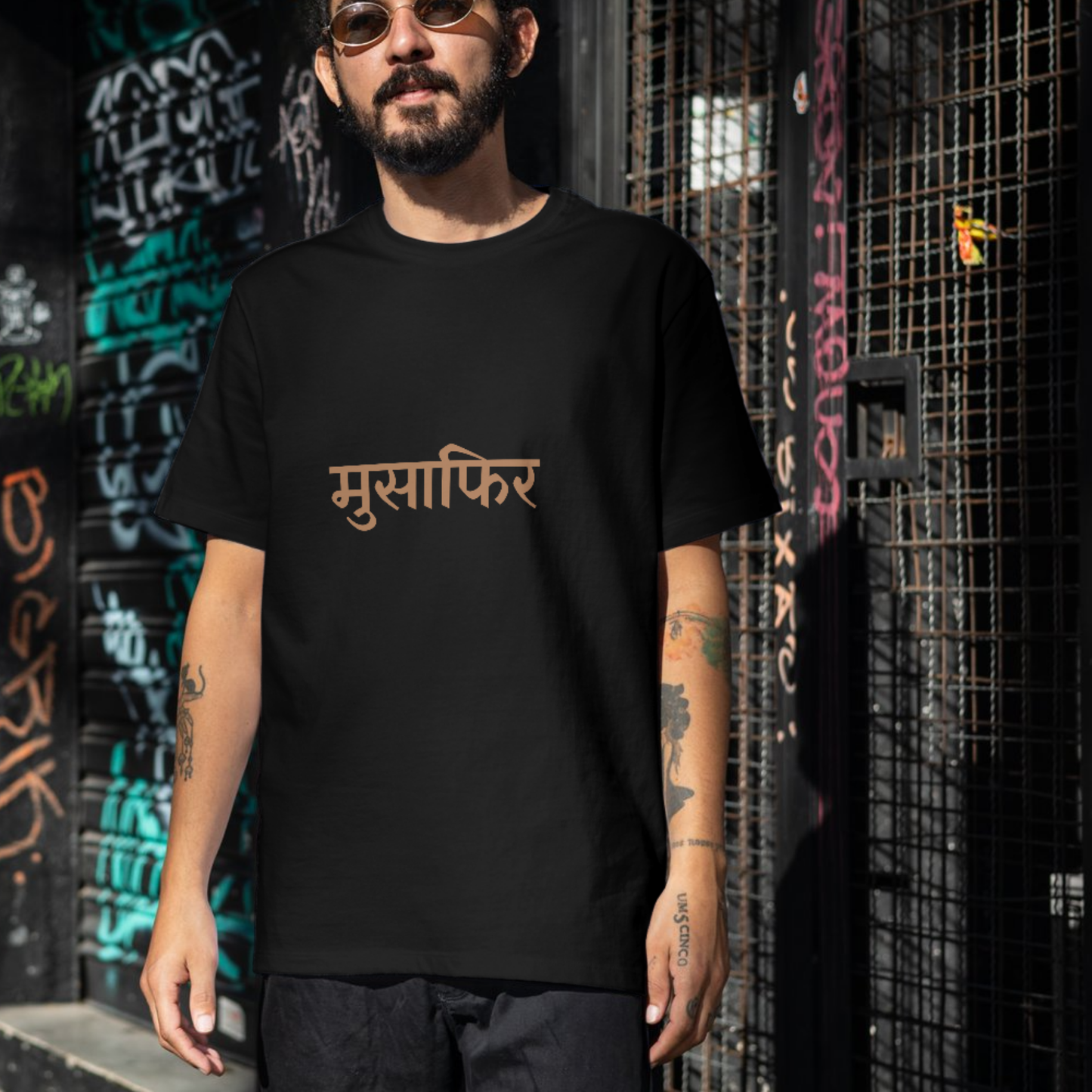 Musafir saying Men's travel t-shirt
