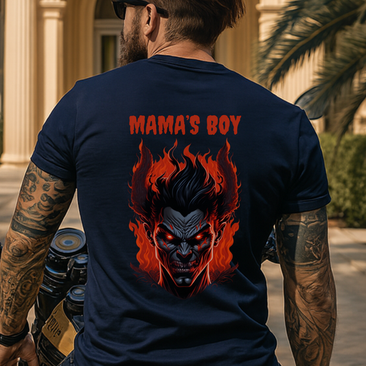 Gothic Mama's boy flame T-Shirt