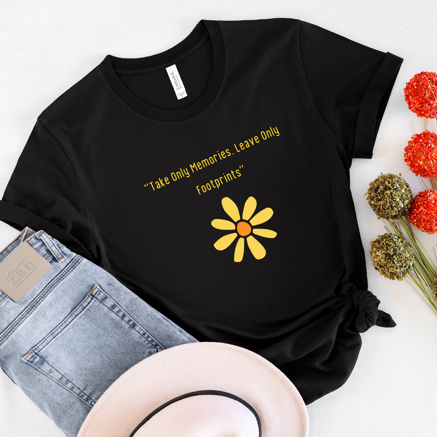 Take only memories flower Women's Travel t-shirt