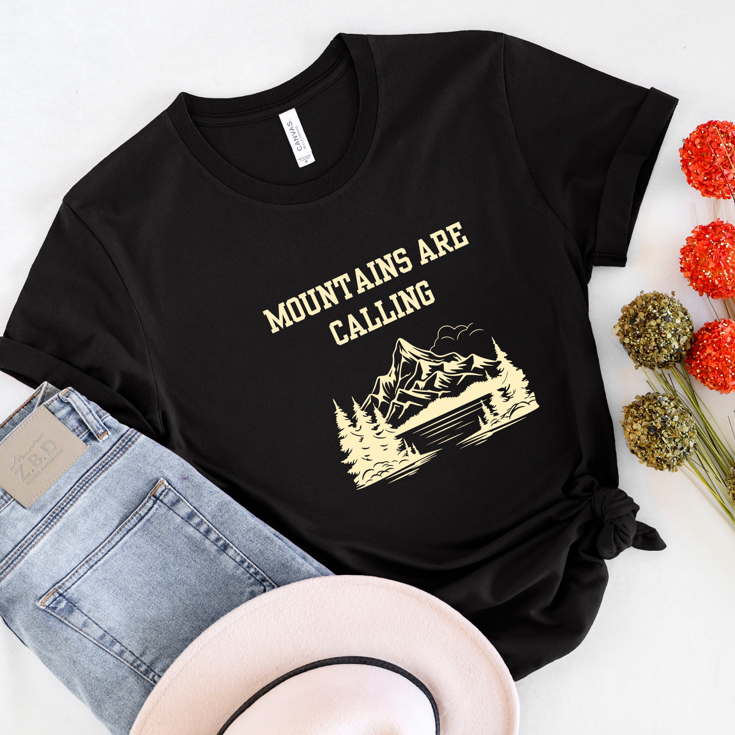 Mountains are calling, Men' travel T-shirt