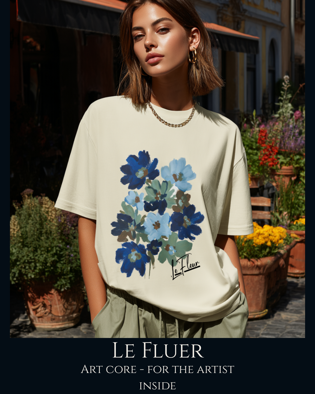 Le Fluer - Art Core Drop - Wearable art T-shirts for Women