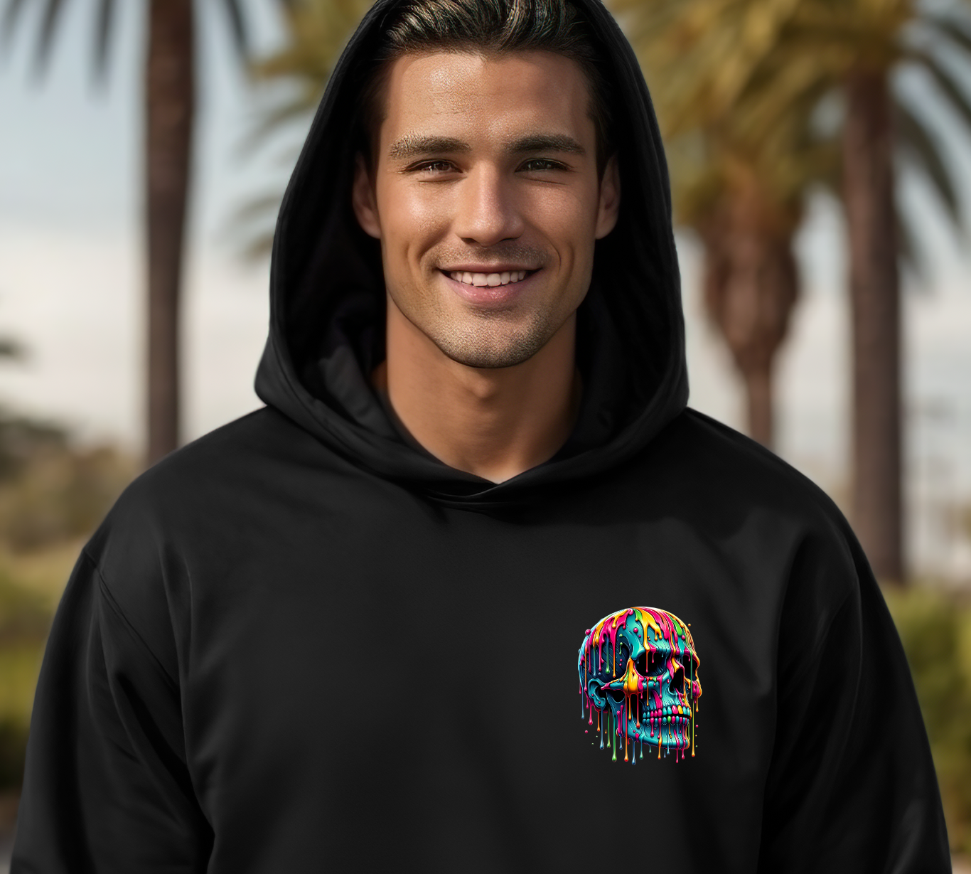 Skull faced Unisex Hoodie