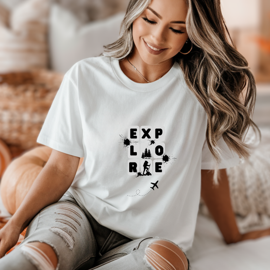 Explore Travel T-shirt for Woman