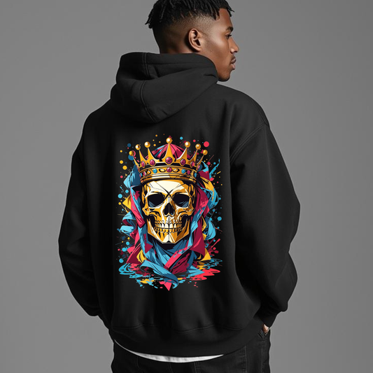 Skull King Zip Hoodie