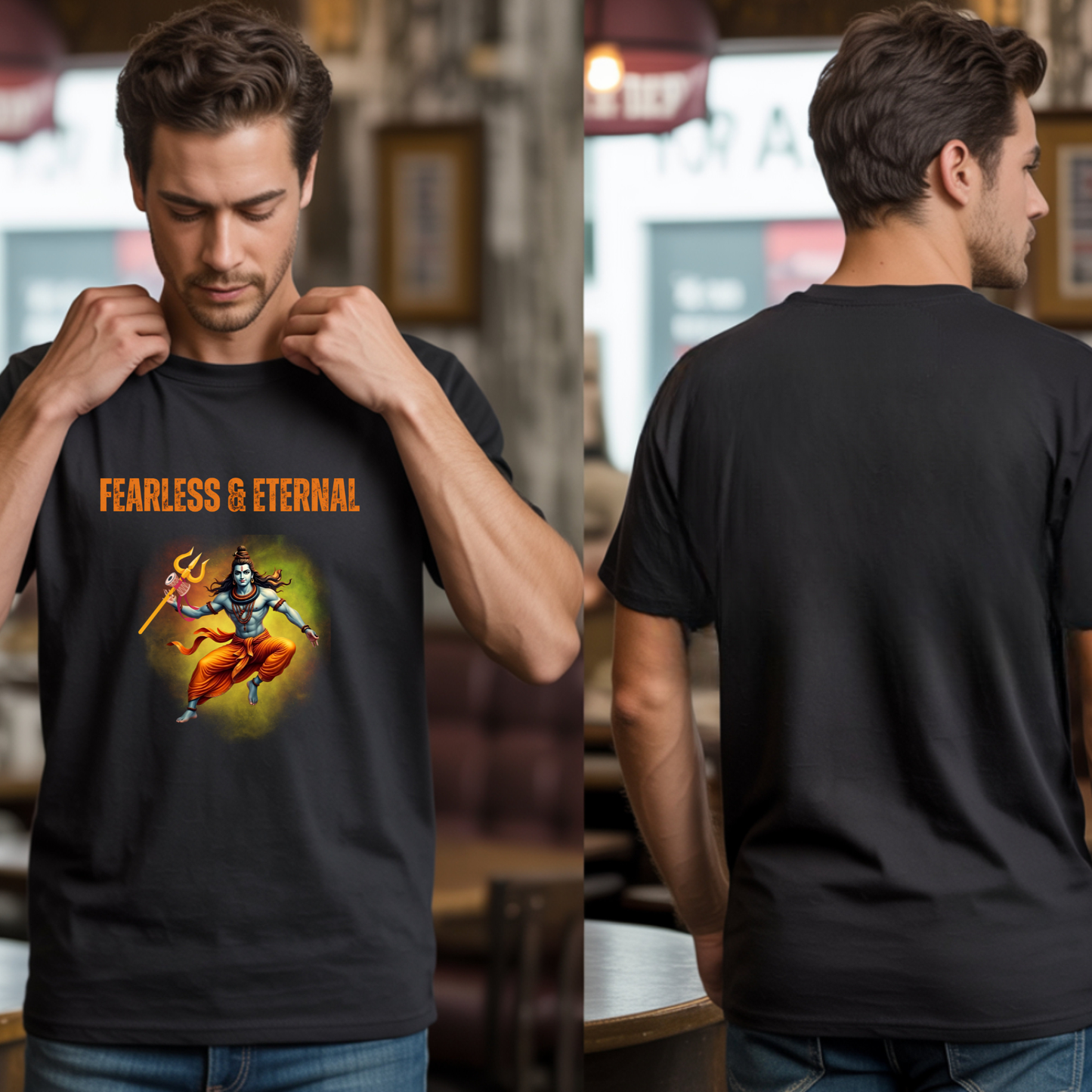 Mahadev Tandav Fearless & Eternal Shiva T-shirt