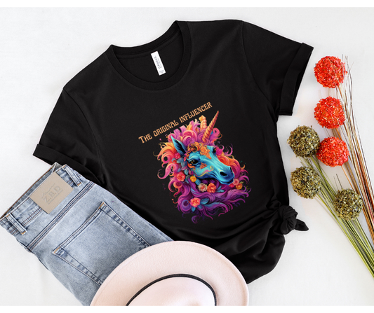 Original influencer unicorn T-shirt
