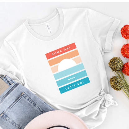 Colorful print Travel T-shirt for Woman