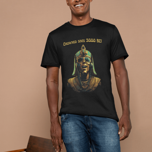 Crowned Egyptian pharaoh T-shirt