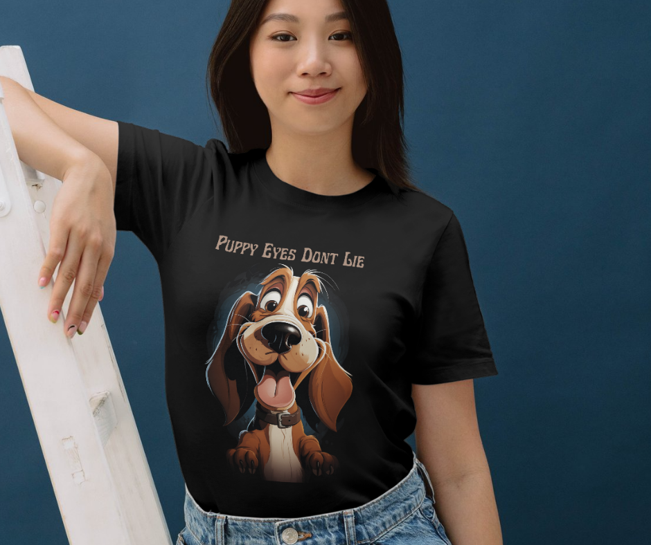 Puppy eyes don’t lie dog lover t-shirt