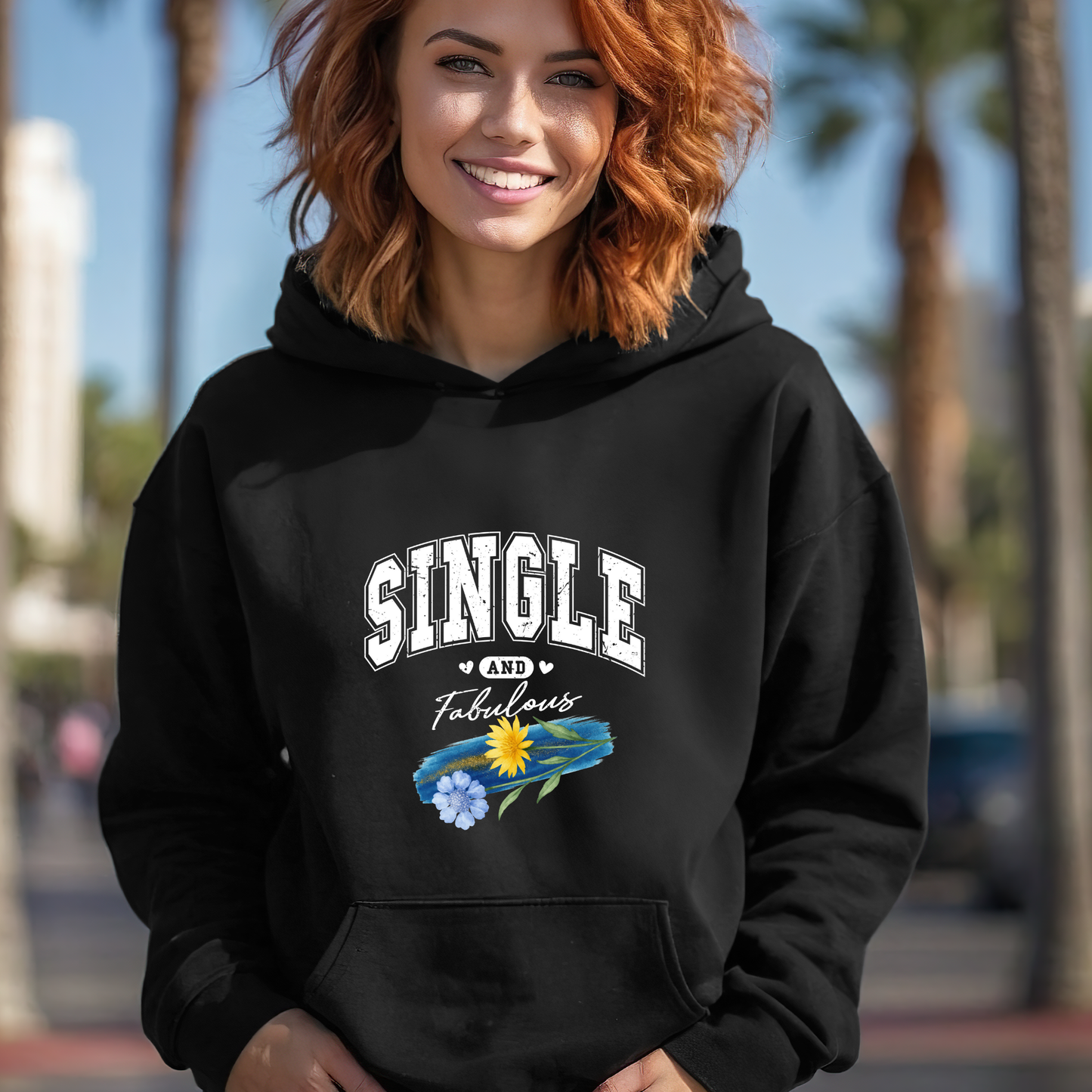 Single & fab floral Unisex Hoodie