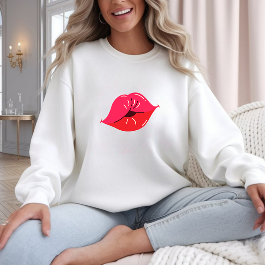 Pink lips Sweatshirt