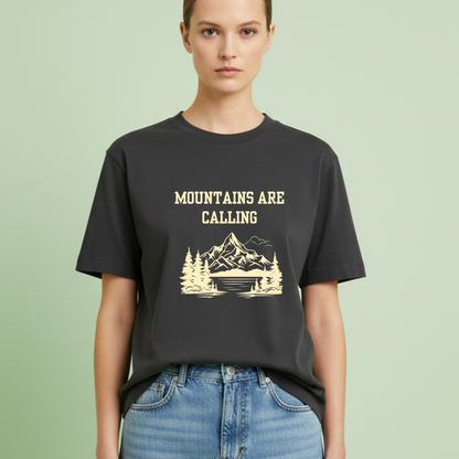 Mountains are calling, travel T-shirt for Woman