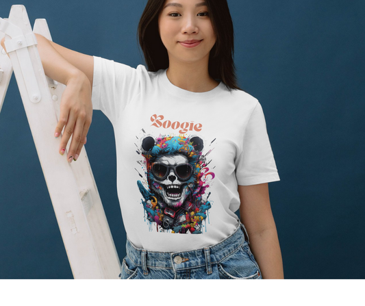 Boogie colorful polar bear t-shirt