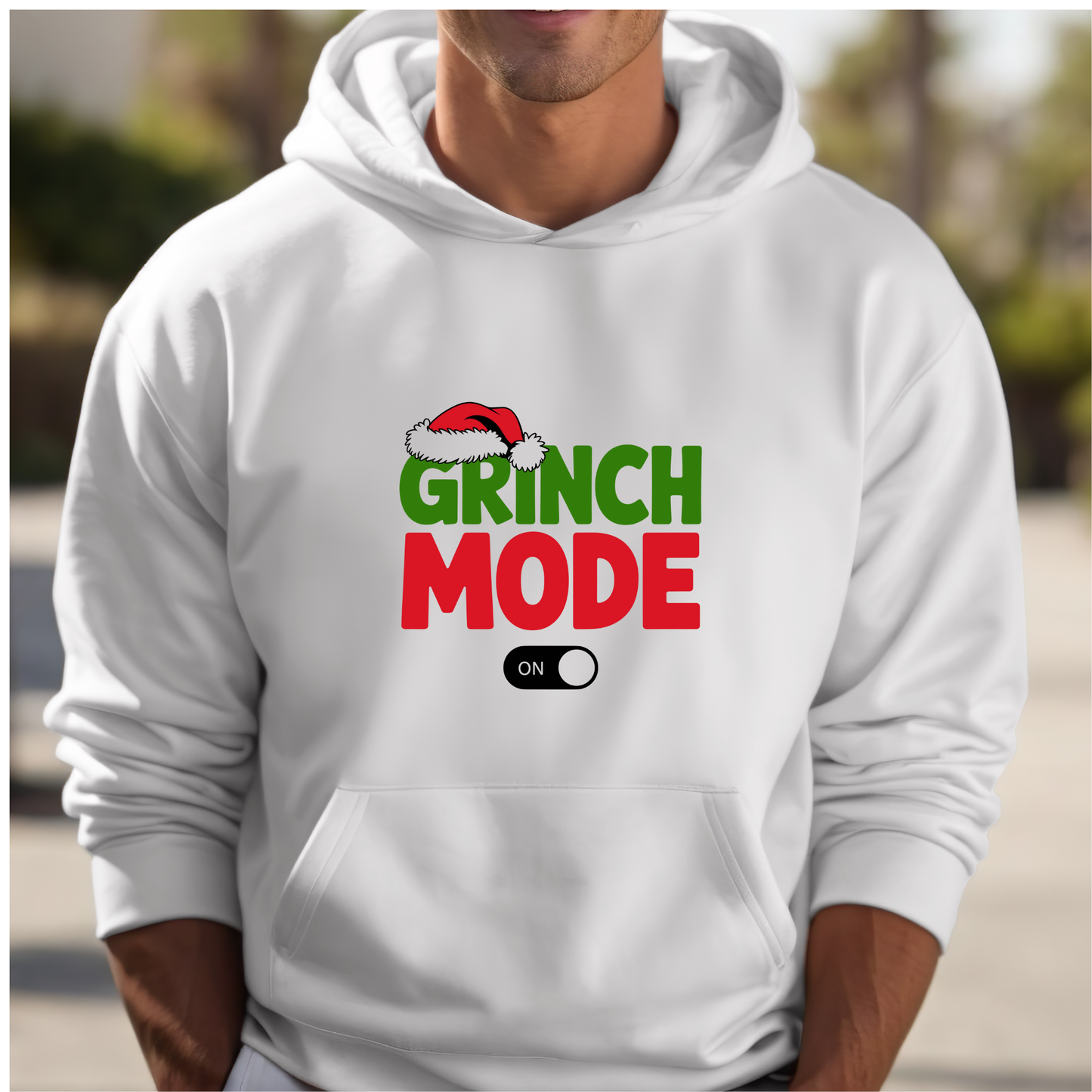 Grinch mode Christmas Unisex Hoodie