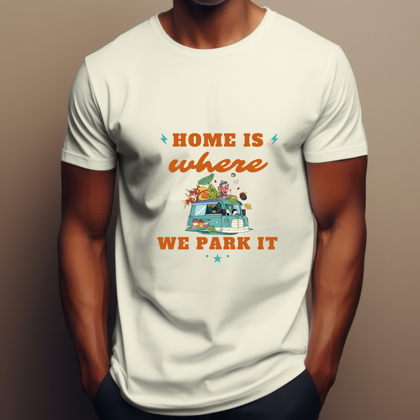 Home is where we park it Travel T-shirt for campers
