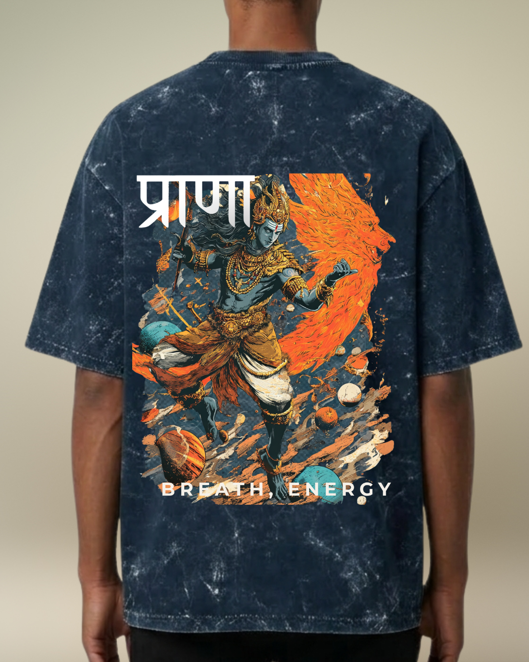 Prana- The Breathe - Acid Wash T-shirt for Men