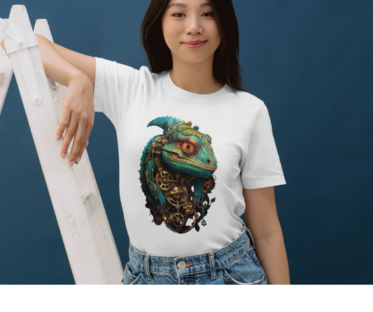 Chameleon clockwork T-shirt