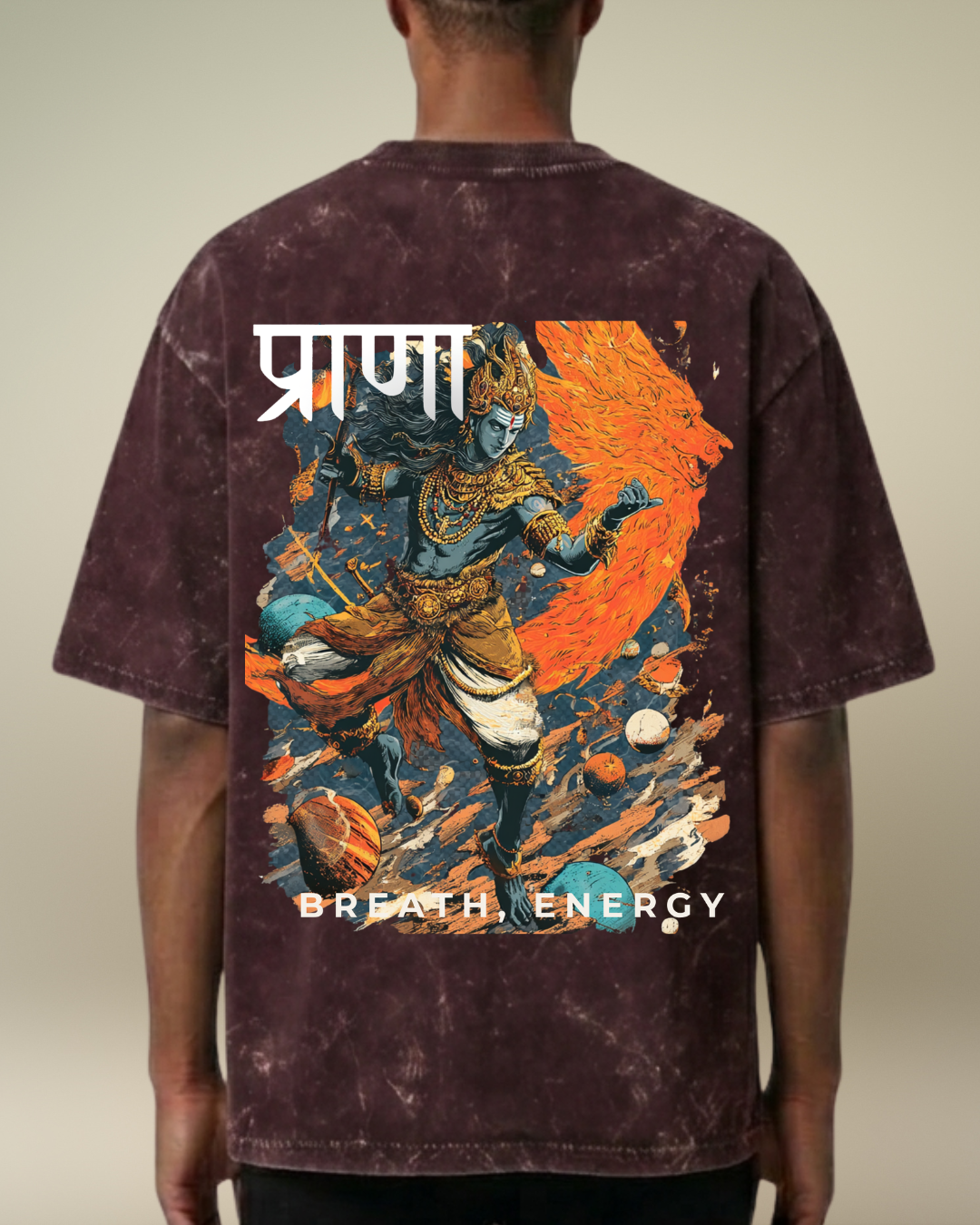 Prana- The Breathe - Acid Wash T-shirt for Men