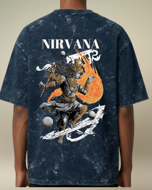 Nirvana t-shirt with graphic design on the back