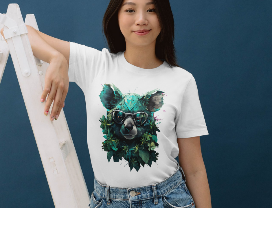 Cybernetic Koala T-shirt futuristic T-shirt